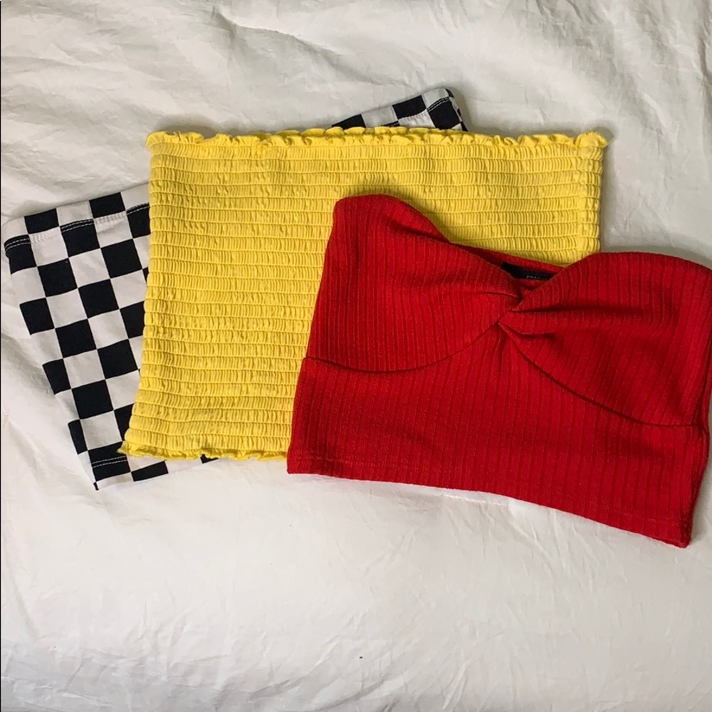 Tube tops bundle F21 and Hollister
